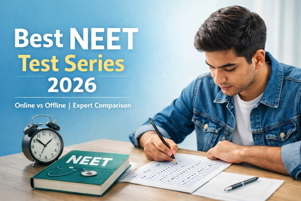 Best NEET test series for 2026 online and offline comparison